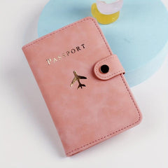 Airplane Pattern Passport Holder Travel Accessories