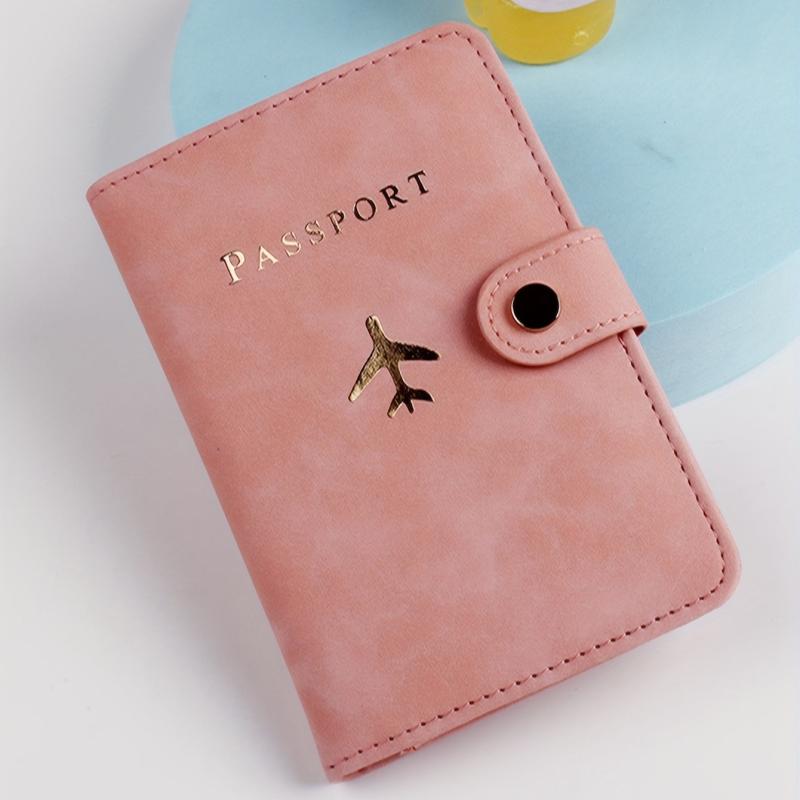 Airplane Pattern Passport Holder Travel Accessories