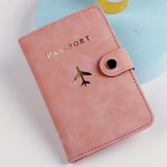 Airplane Pattern Passport Holder Travel Accessories
