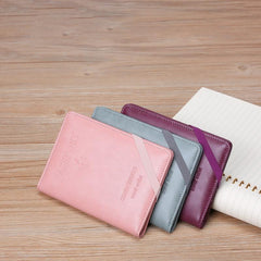 RFID Blocking Passport Case Travel Wallet PU Leather