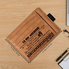 Vintage PU Leather Passport Case Card Holder For Men