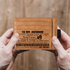 Vintage PU Leather Passport Case Card Holder For Men