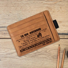 Vintage PU Leather Passport Case Card Holder For Men