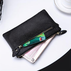Solid Minimalist Long Wallet Classic Clutch Purse