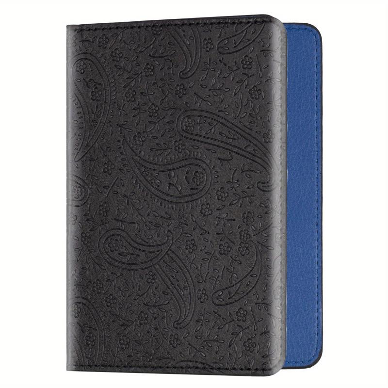 Lavender Pattern Travel Passport Holder Slim Travel Wallet