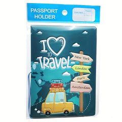 Vintage Pattern Passport Holder Card Holder