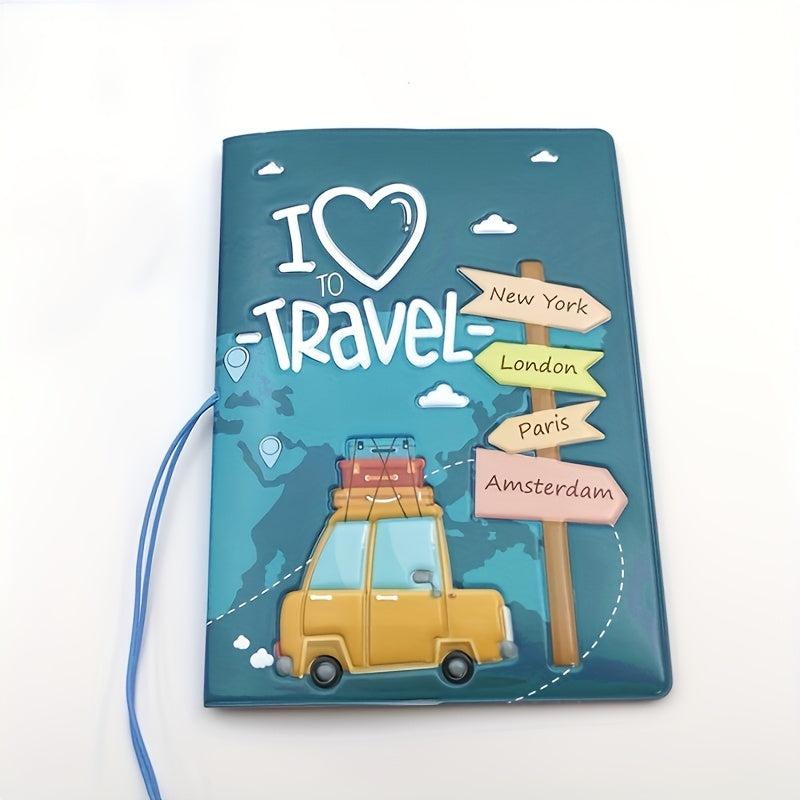 Vintage Pattern Passport Holder Card Holder