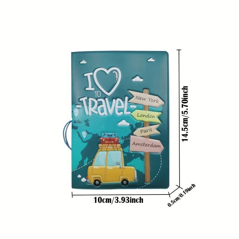Vintage Pattern Passport Holder Card Holder