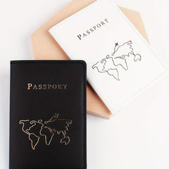 Travel Passport Holder Couple Passport Clip Set