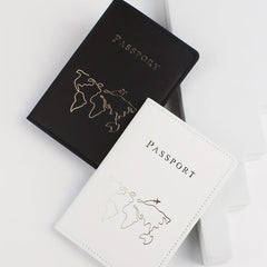 Travel Passport Holder Couple Passport Clip Set