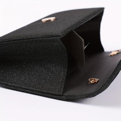 Flap Clutch Bag Banquet Metal Chain Crossbody Bag