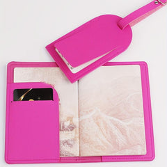 2pcs Travel Passport Holder Luggage Tag Set