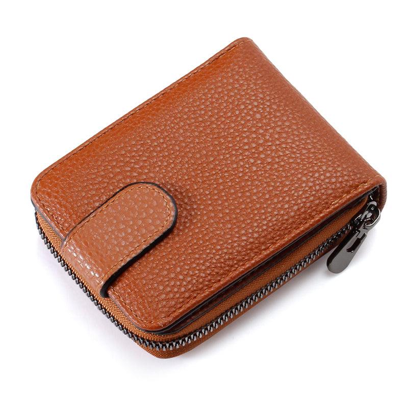 Mini Credit Card Holder Wallet Card Slot With ID Window