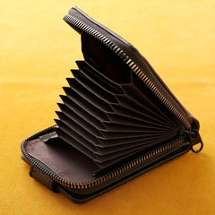 Mini Credit Card Holder Wallet Card Slot With ID Window