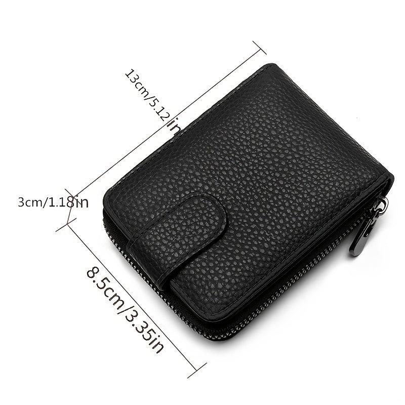 Mini Credit Card Holder Wallet Card Slot With ID Window