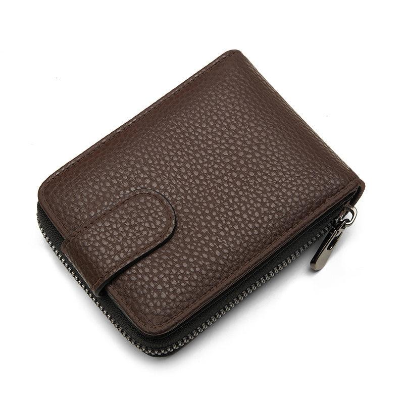 Mini Credit Card Holder Wallet Card Slot With ID Window