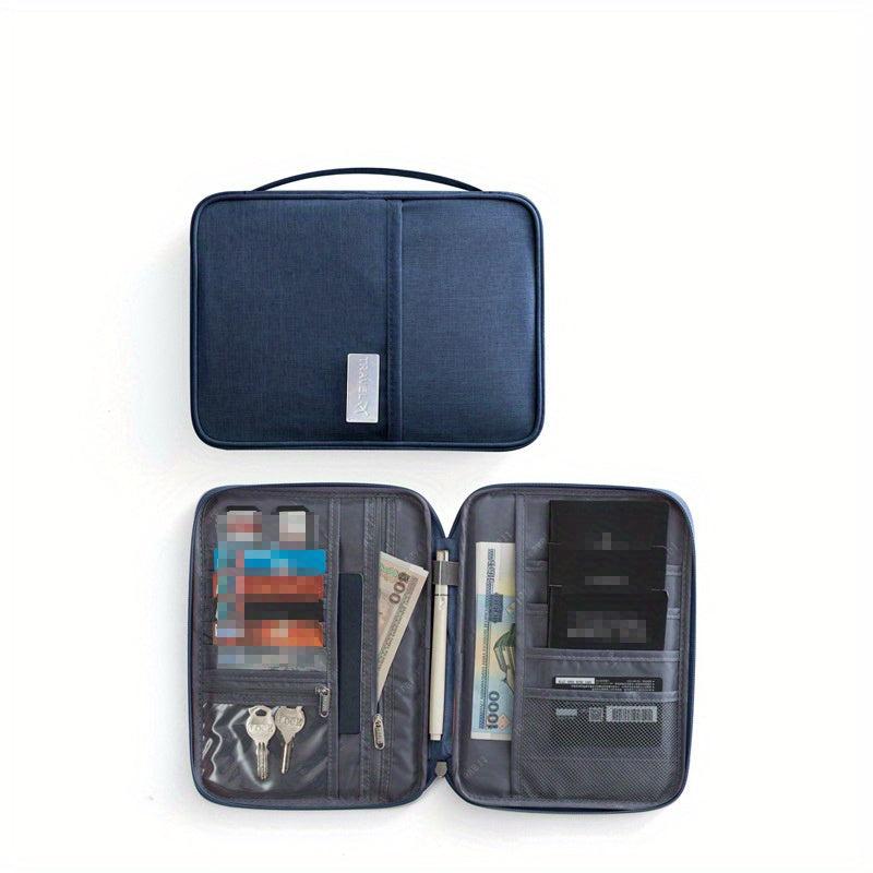 Passport Bag High Oxford Fabric Waterproof Document Holder