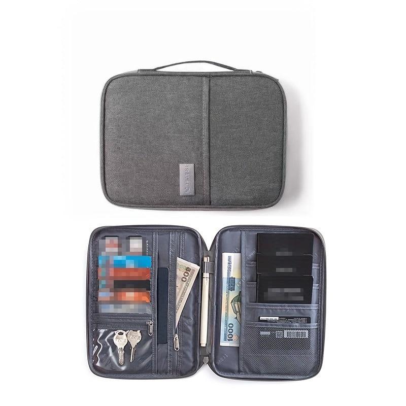 Passport Bag High Oxford Fabric Waterproof Document Holder