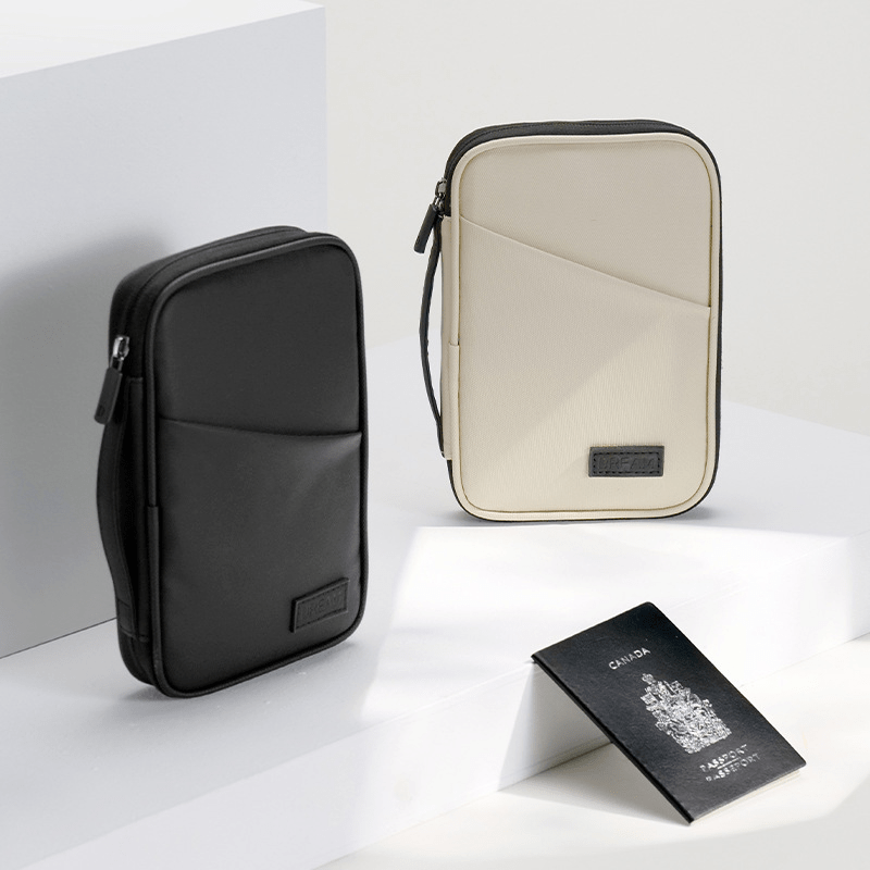 RFID Blocking Card Storage Bag for Travel Anti Theft Waterproof Handbag
