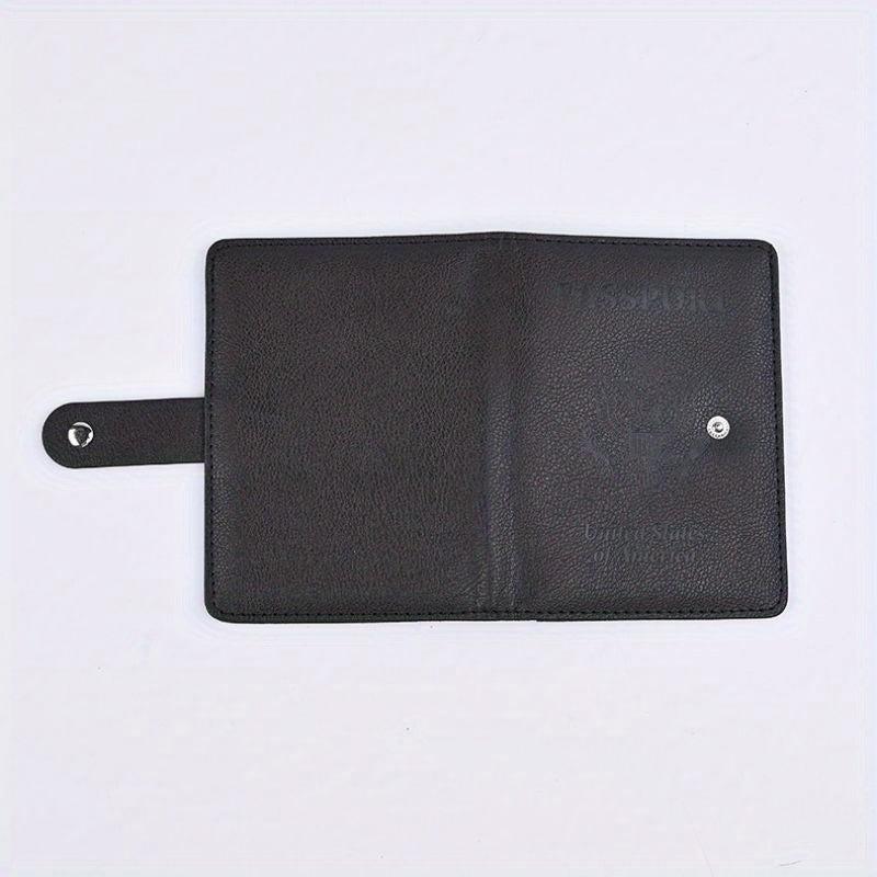 PU Leather Passport Holder Card Ticket Organizer