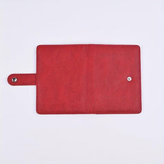 PU Leather Passport Holder Card Ticket Organizer