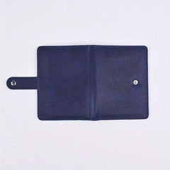 PU Leather Passport Holder Card Ticket Organizer