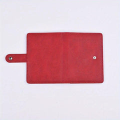 PU Leather Passport Holder Card Ticket Organizer