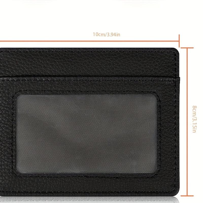 RFID Blocking Credit Card Holder PU Leather