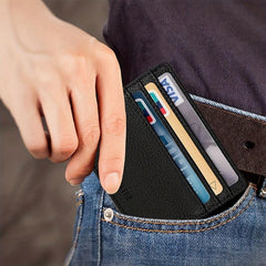 RFID Blocking Credit Card Holder PU Leather