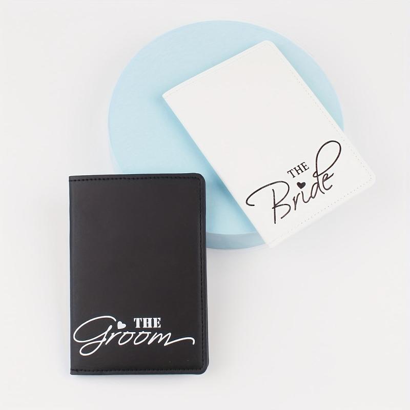 2pcs Travel Bronzing Passport Clip Set