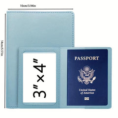 Passport card Holder Protective Cover American PU Vaccine Card