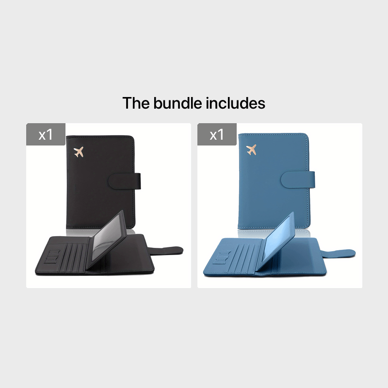 Passport Holder Bag For Men And Women Waterproof Travel Wallet
