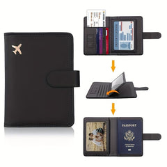 Passport Holder Bag For Men And Women Waterproof Travel Wallet