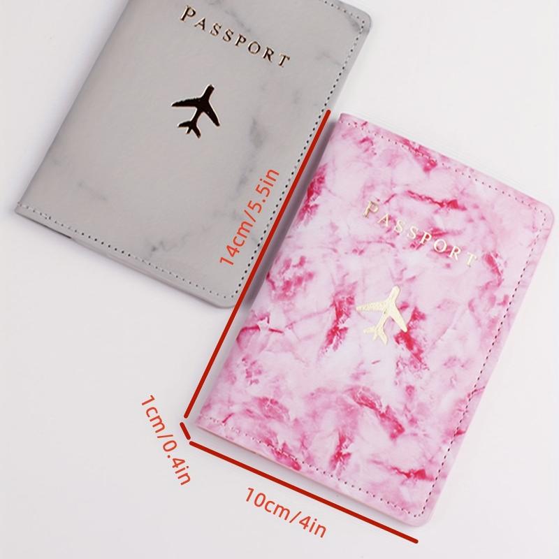 Marble Travel Passport Holder Set