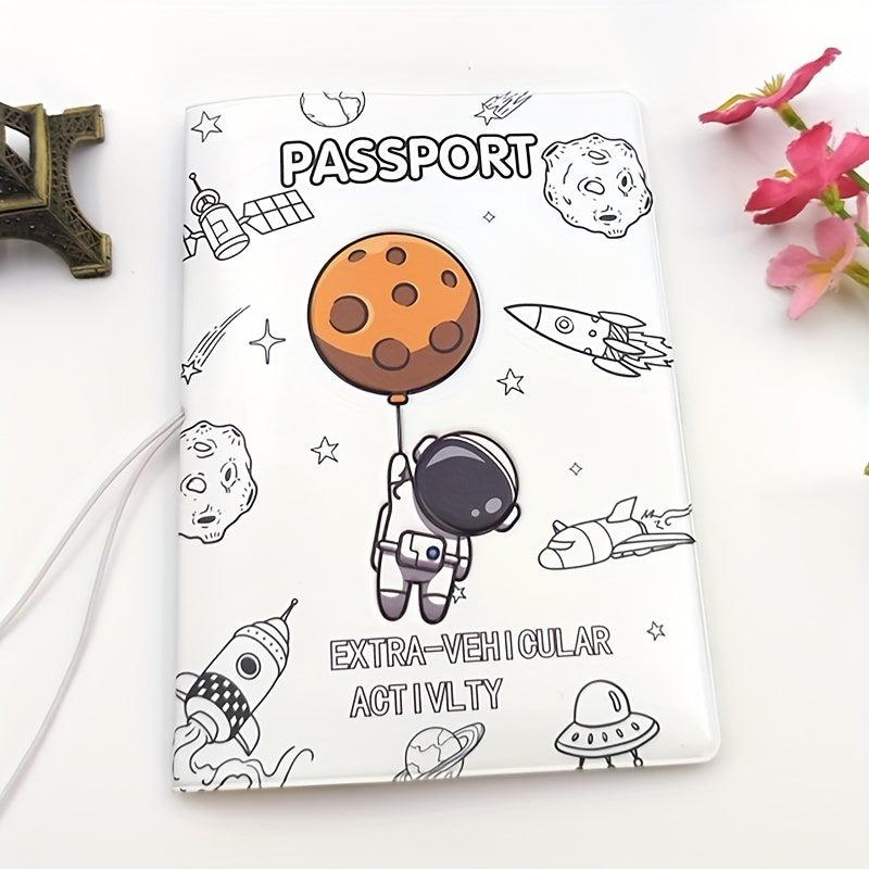 Astronaut Passport Holder Travel Document Storage Bag