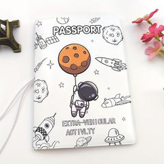 Astronaut Passport Holder Travel Document Storage Bag