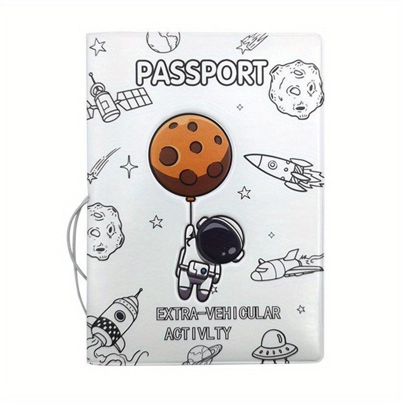 Astronaut Passport Holder Travel Document Storage Bag