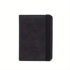 RFID Anti theft Passport Holder Wallet Leather Case