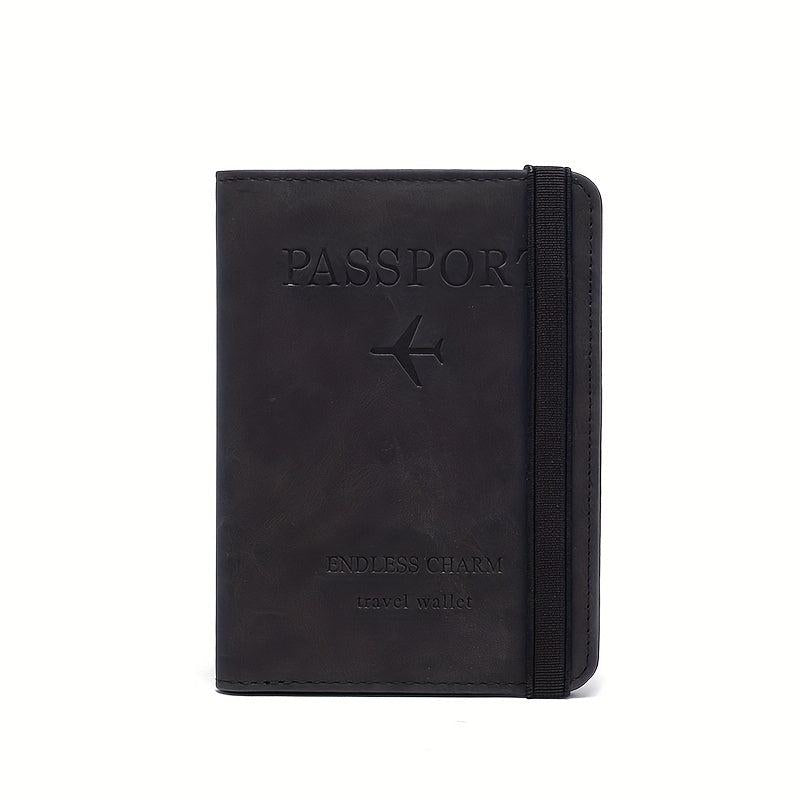 RFID Anti theft Passport Holder Wallet Leather Case