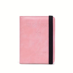 RFID Anti theft Passport Holder Wallet Leather Case