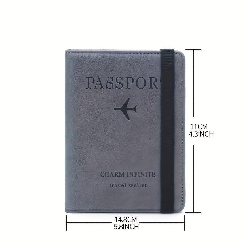 RFID Anti theft Passport Holder Wallet Leather Case
