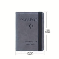 RFID Anti theft Passport Holder Wallet Leather Case