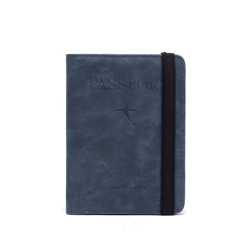 RFID Anti theft Passport Holder Wallet Leather Case