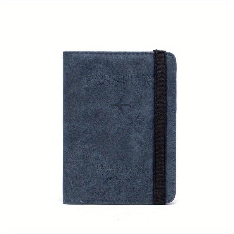 RFID Anti theft Passport Holder Wallet Leather Case