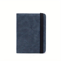RFID Anti theft Passport Holder Wallet Leather Case