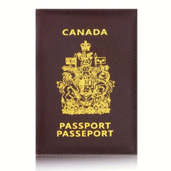Colorful Canada Passport Cover Holder Wallet