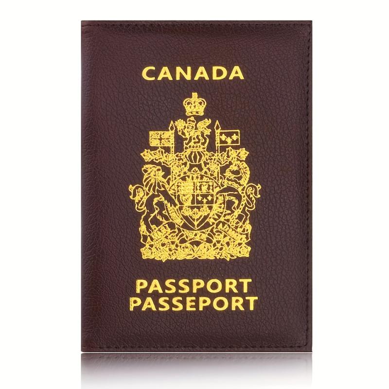 Colorful Canada Passport Cover Holder Wallet