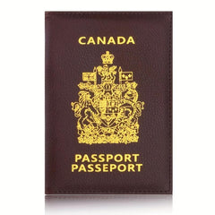 Colorful Canada Passport Cover Holder Wallet