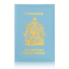 Colorful Canada Passport Cover Holder Wallet