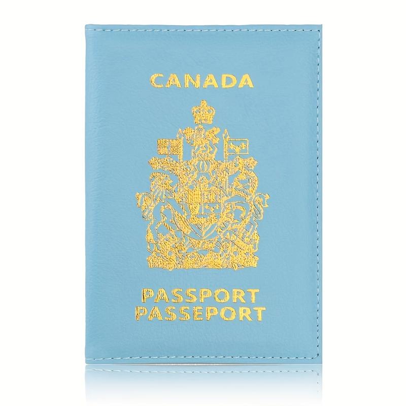 Colorful Canada Passport Cover Holder Wallet